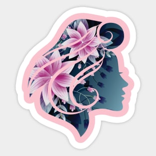 Happy Woman day design ART #1 Sticker